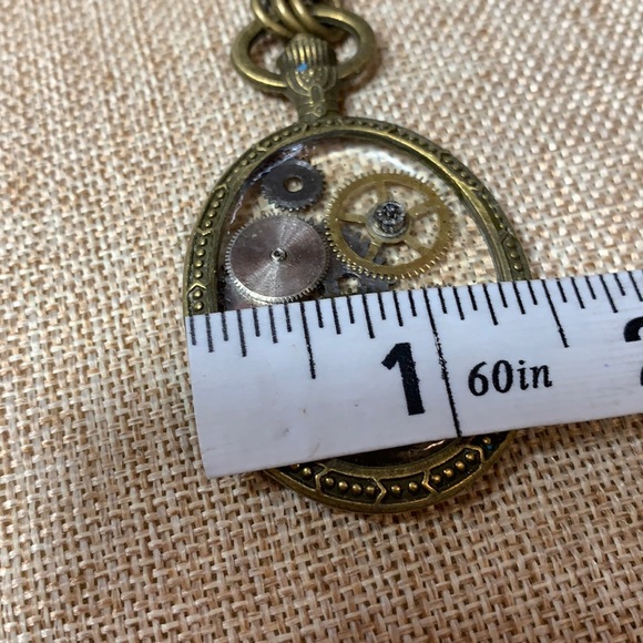 Steampunk Gears necklace One of a kind Handmade - Picture 6 of 8